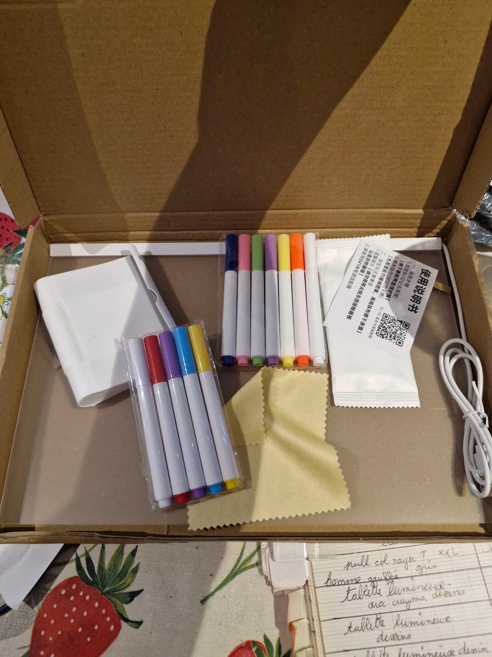Tablette lumineuse enfant 